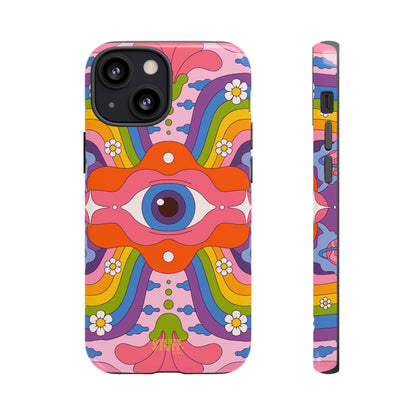Psych Case | Coque résistante double protection avec Design Psychédélique coloré