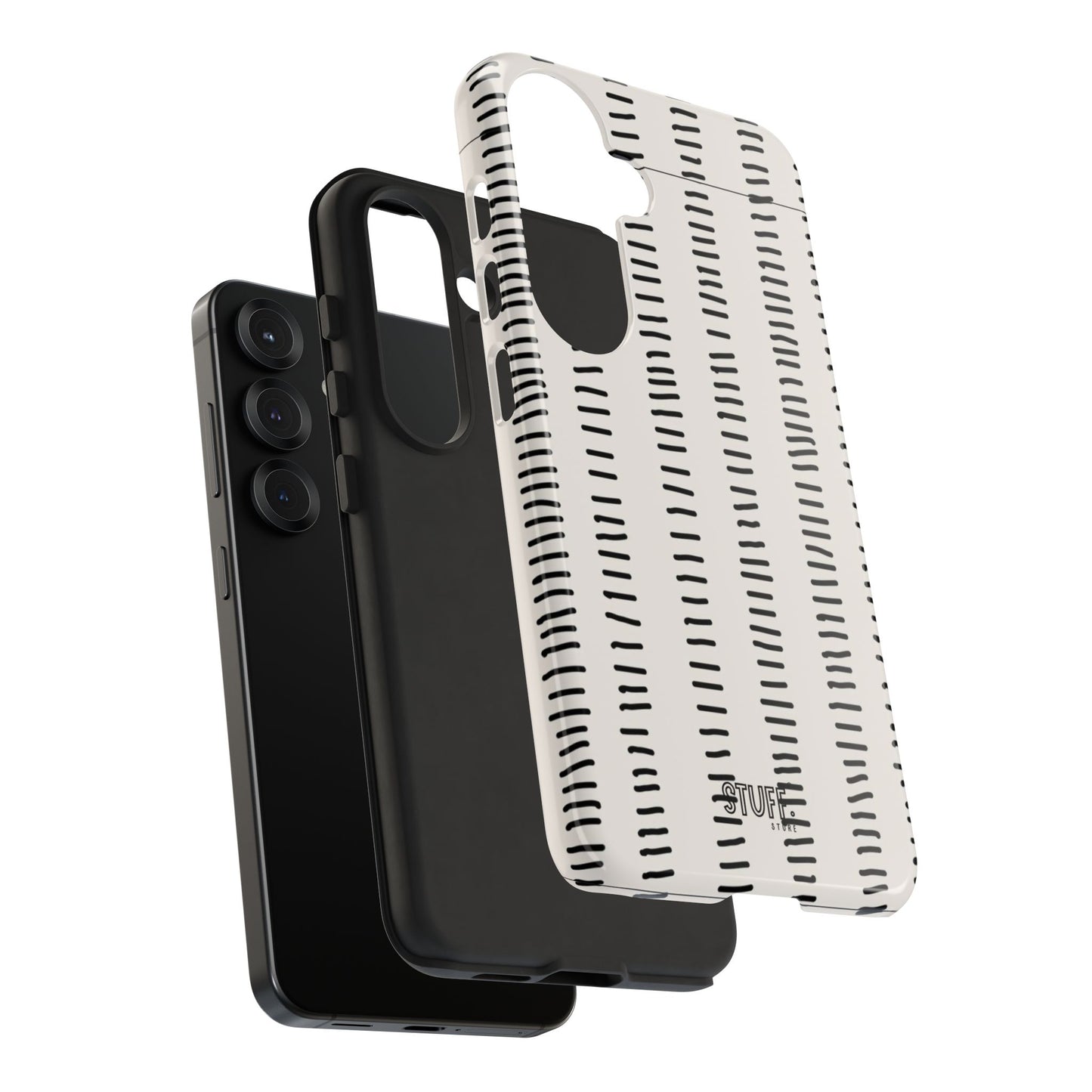 Striped Case | Coque résistante double protection antichoc - Design Minimaliste