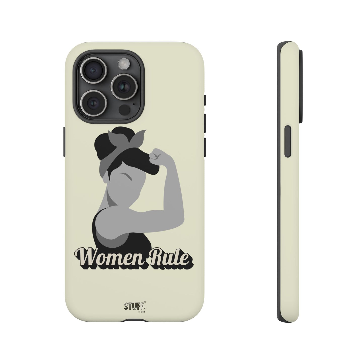 Women Rule Case | Coque résistante double protection avec Design Féministe inspirant