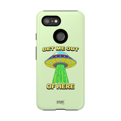 Get Me Out of Here | Coque résistante anti-choc — Vert Menthe