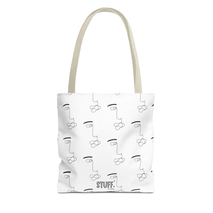 He’s Art Tote Bag | Sac cabas résistant et durable avec design one-line