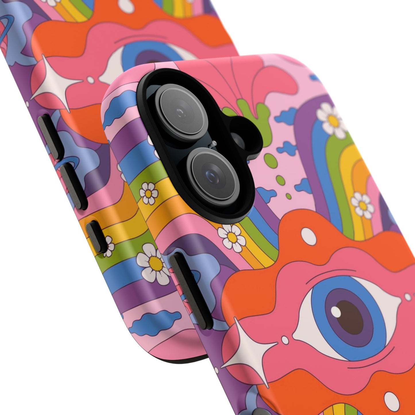 Psych Case | Coque résistante double protection avec Design Psychédélique coloré