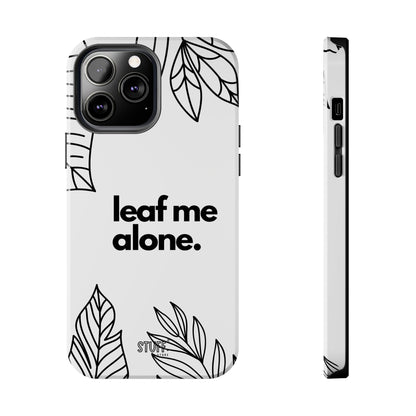 Leaf Me Case | Coque résistante double protection avec design minimaliste