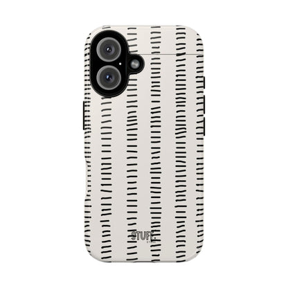 Striped Case | Coque résistante double protection antichoc - Design Minimaliste