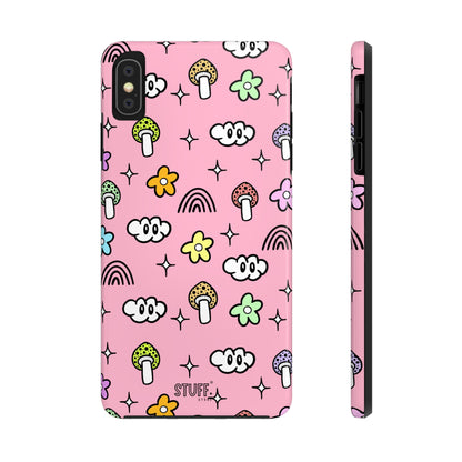 Pixie Case | Coque résistante double protection | Pixie Collection - Pink Matte Effect