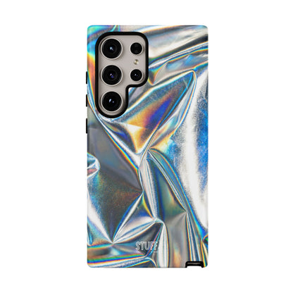 Metallic Case | Coque résistante double protection anti-choc - Effet Métallique