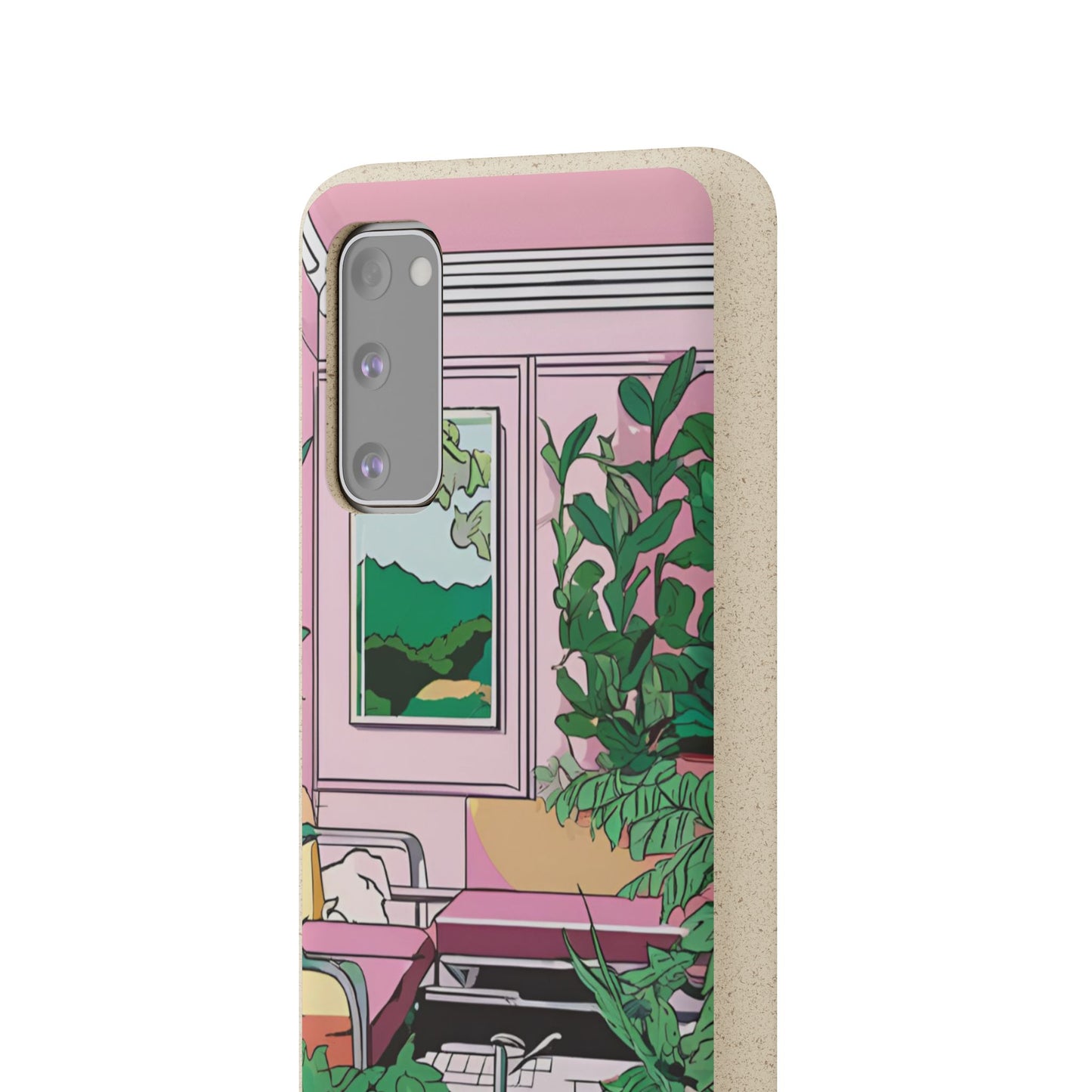Plant Pop Case | Coque biodégradable en bambou et bioplastique avec design coloré | Parfait pour les amoureux des plantes - Avec emballage cadeau