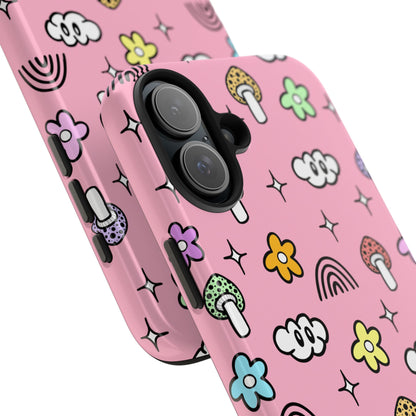 Pixie Case | Coque résistante double protection | Pixie Collection - Pink Matte Effect