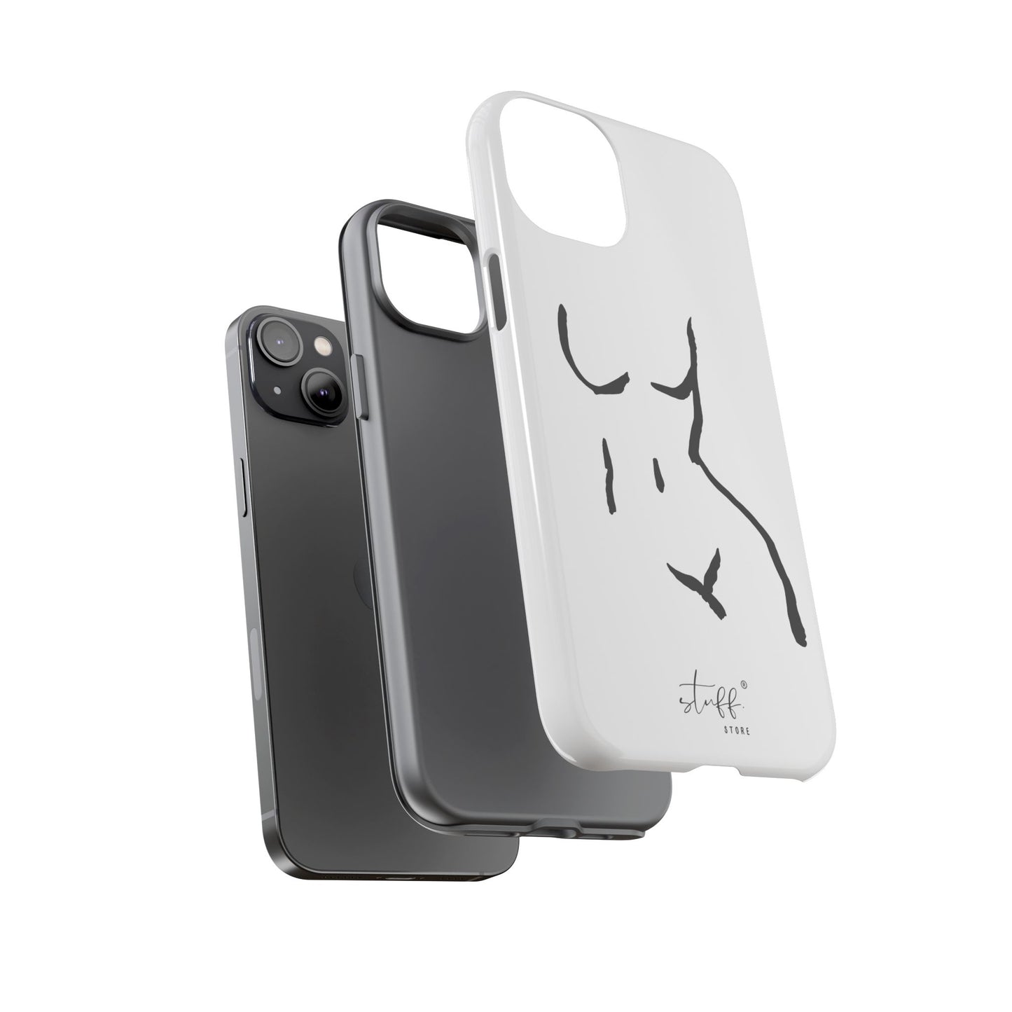 The Curve Case | Resistant double protection shell with Minimalist Design by Women