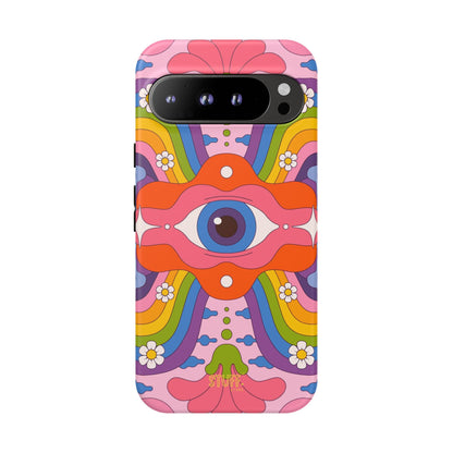 Psych Case | Coque résistante double protection avec Design Psychédélique coloré