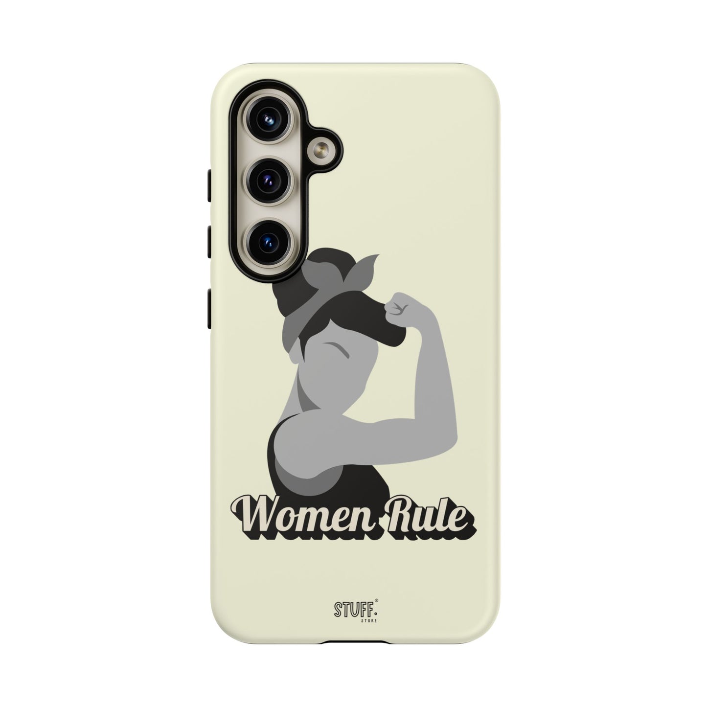 Women Rule Case | Coque résistante double protection avec Design Féministe inspirant