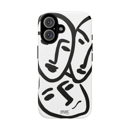 Les Trois Visages | Coque résistante double protection — inspiration Matisse