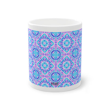 Brisa Azul Cup | Mug en céramique avec motif mosaïque colorée — 330ml