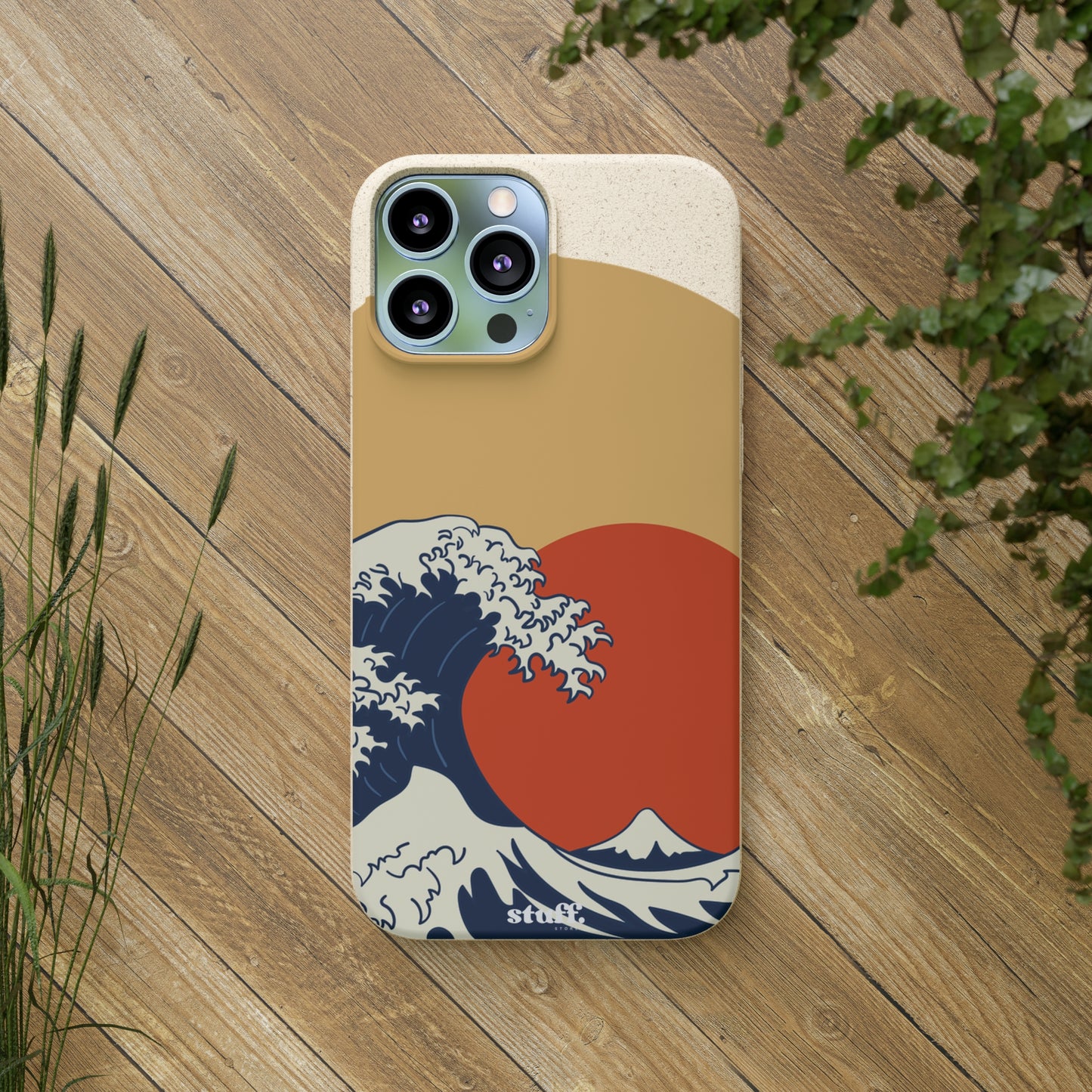La Grande Vague | biodegradable shell in bamboo and bioplastic - inspired by Japanese art
