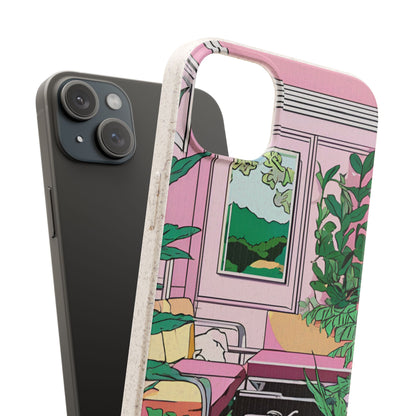 Plant Pop Case | Coque biodégradable en bambou et bioplastique avec design coloré | Parfait pour les amoureux des plantes - Avec emballage cadeau
