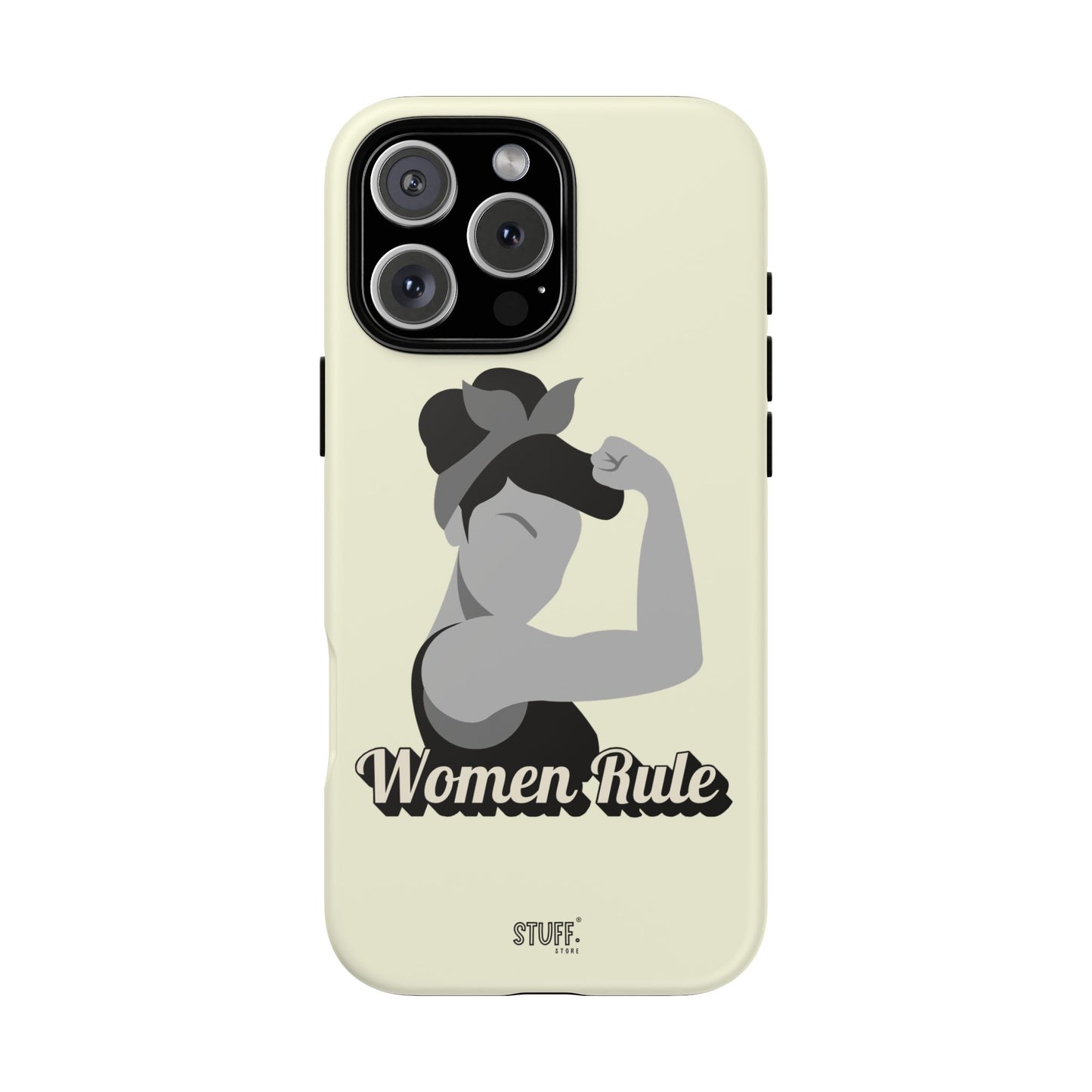 Women Rule Case | Coque résistante double protection avec Design Féministe inspirant