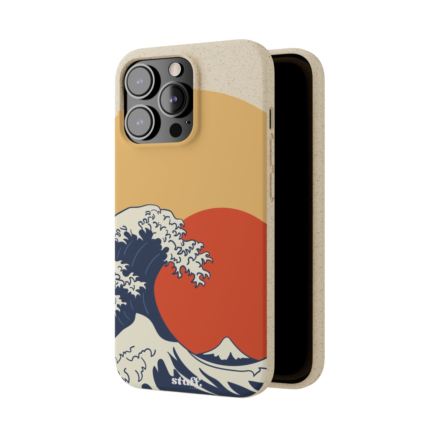 La Grande Vague | biodegradable shell in bamboo and bioplastic - inspired by Japanese art
