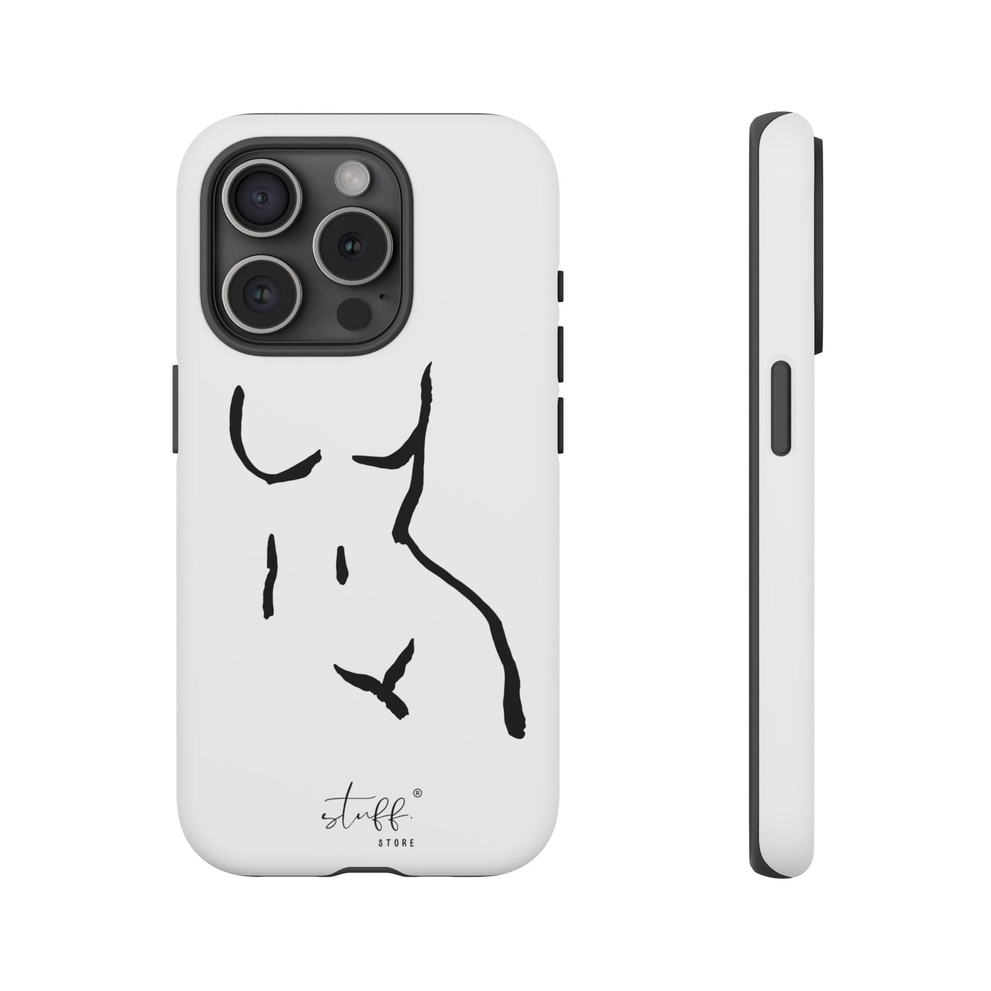 The Curve Case | Resistant double protection shell with Minimalist Design by Women
