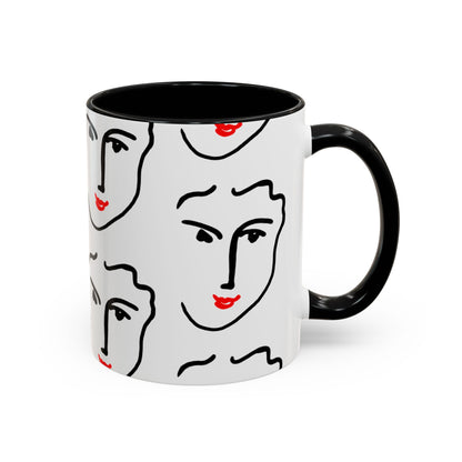 Nadia Cup | Mug bicolore inspiration Matisse – 330ml