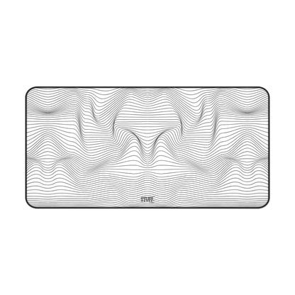 Tapis de bureau XL | Ergonomique avec motif ondulé