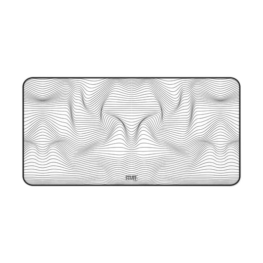 Tapis de bureau XL | Ergonomique avec motif ondulé