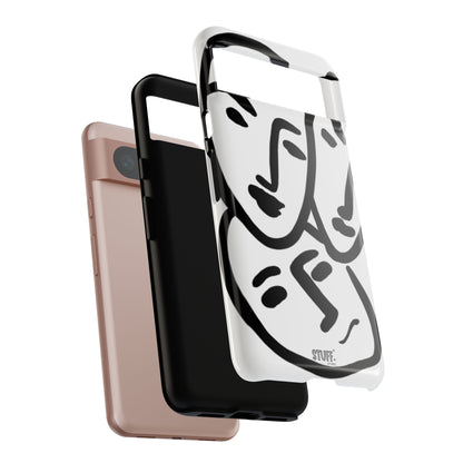 Les Trois Visages | Coque résistante double protection — inspiration Matisse