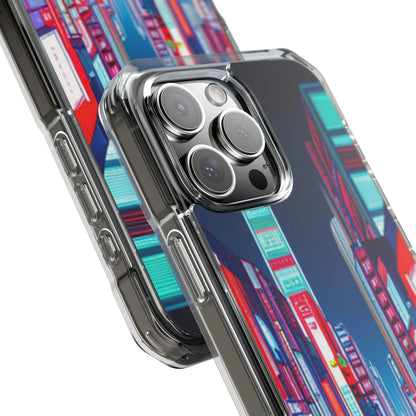 Cyber City Case | Coque transparente magnétique antichoc compatible MagSafe®