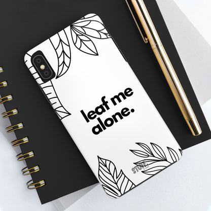 Leaf Me Case | Coque résistante double protection avec design minimaliste
