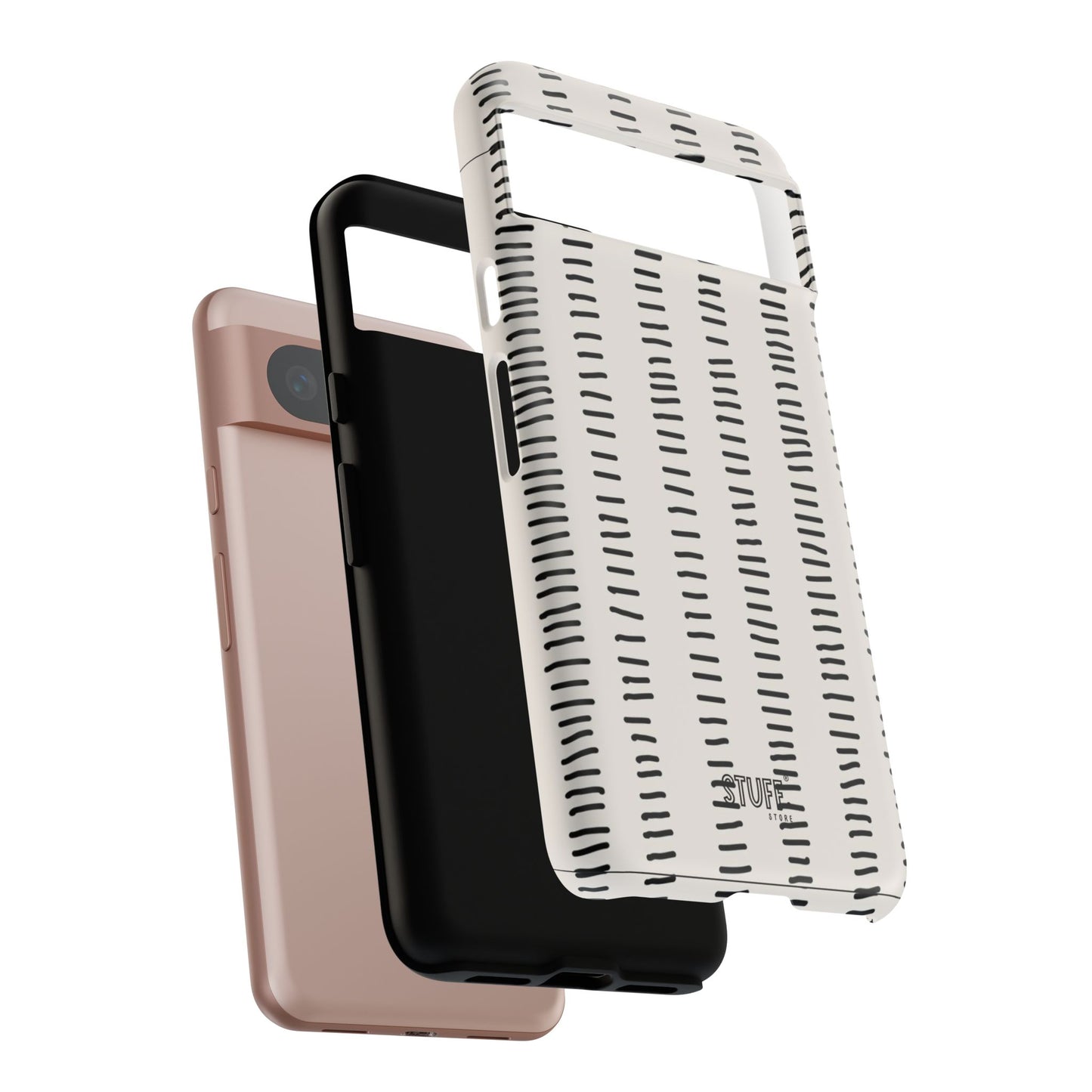 Striped Case | Coque résistante double protection antichoc - Design Minimaliste