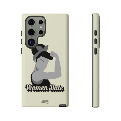 Women Rule Case | Coque résistante double protection avec Design Féministe inspirant