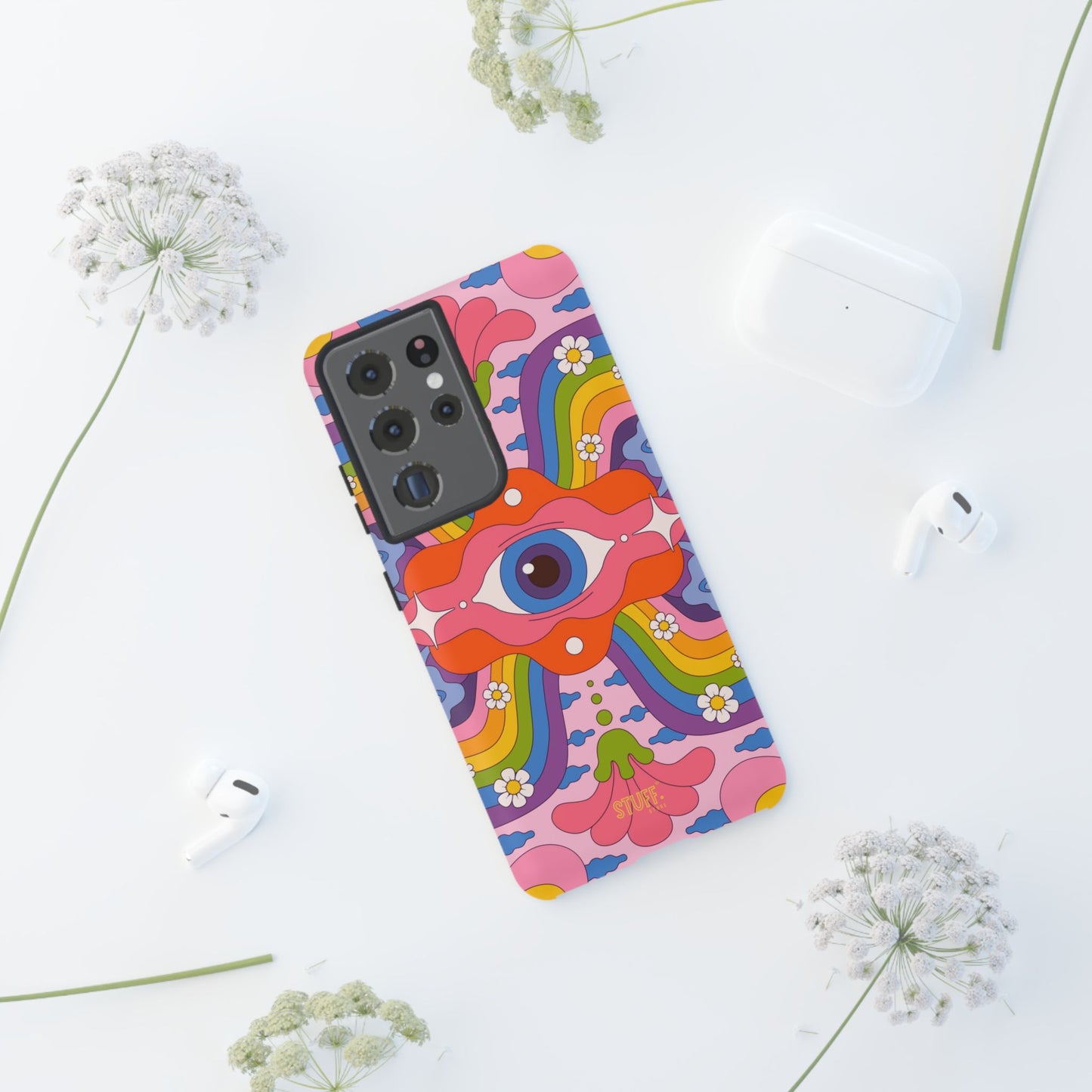 Psych Case | Coque résistante double protection avec Design Psychédélique coloré