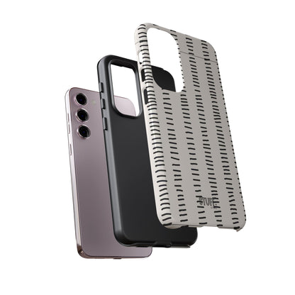 Striped Case | Coque résistante double protection antichoc - Design Minimaliste