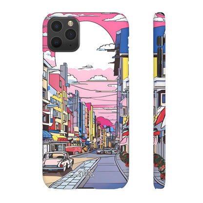 Pop Art Sunset | Coque snap légère et résistante inspiration Lichtenstein