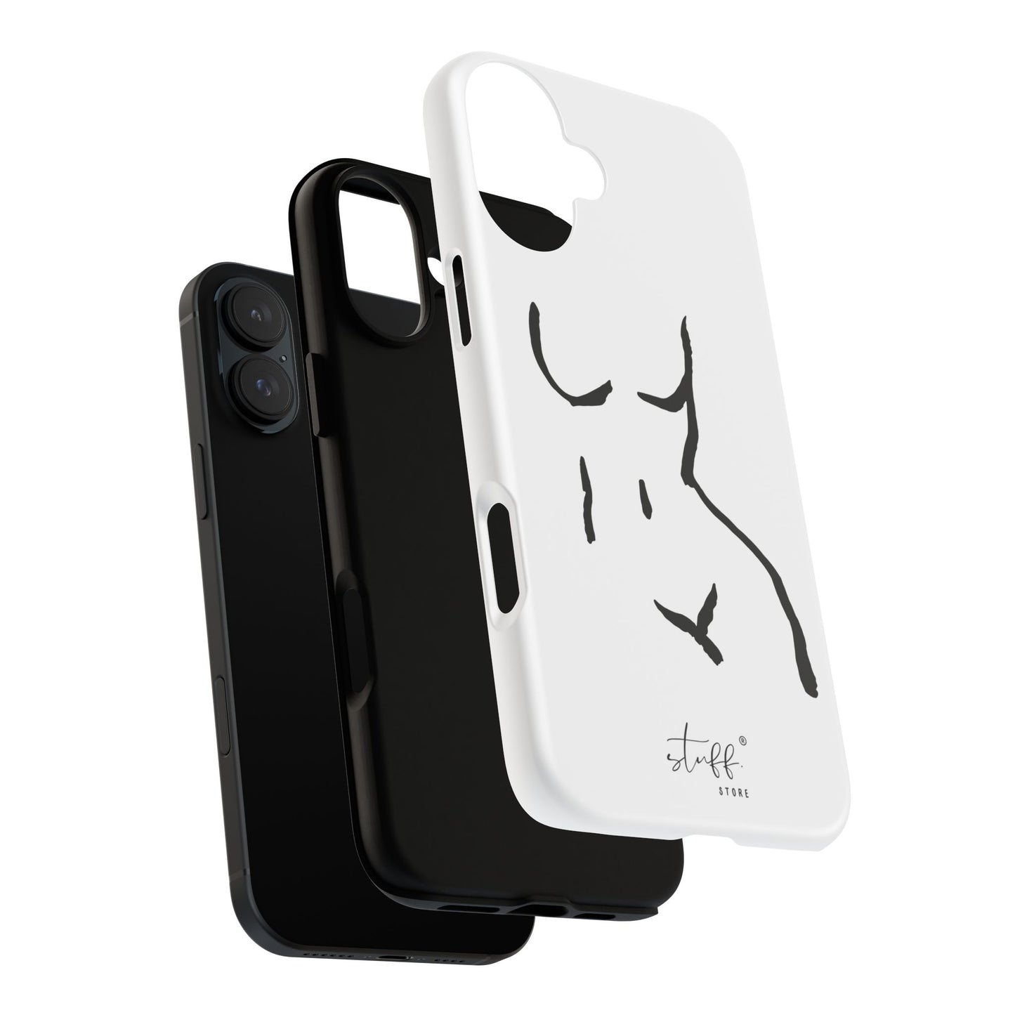 The Curve Case | Resistant double protection shell with Minimalist Design by Women