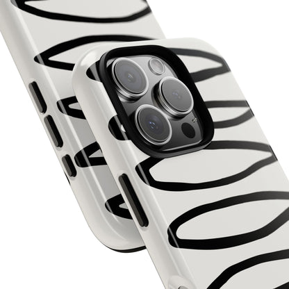 Loopy Case | Coque résistante double protection - Motif cercles abstraits