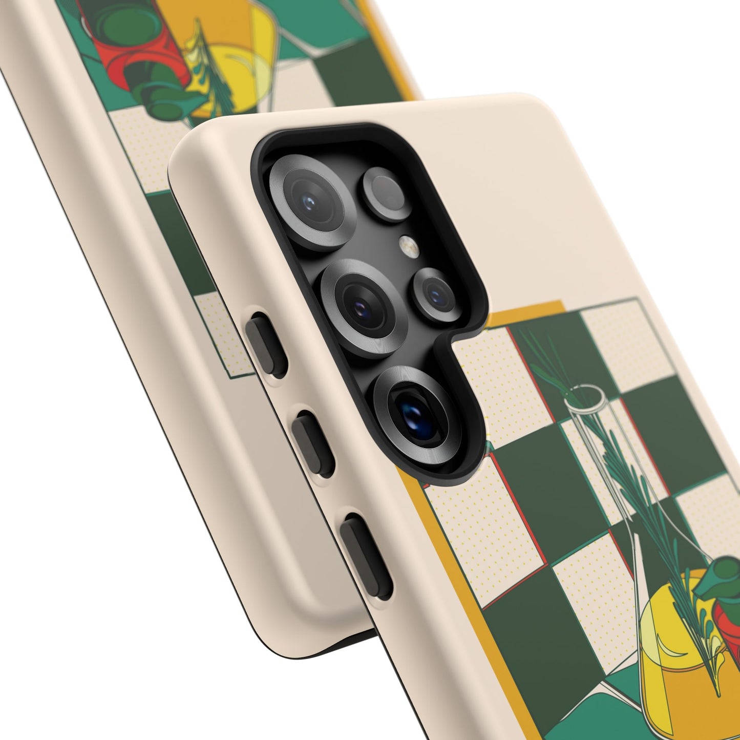 Olio d'Amore Case | Coque résistante double protection avec Design artistique Rétro
