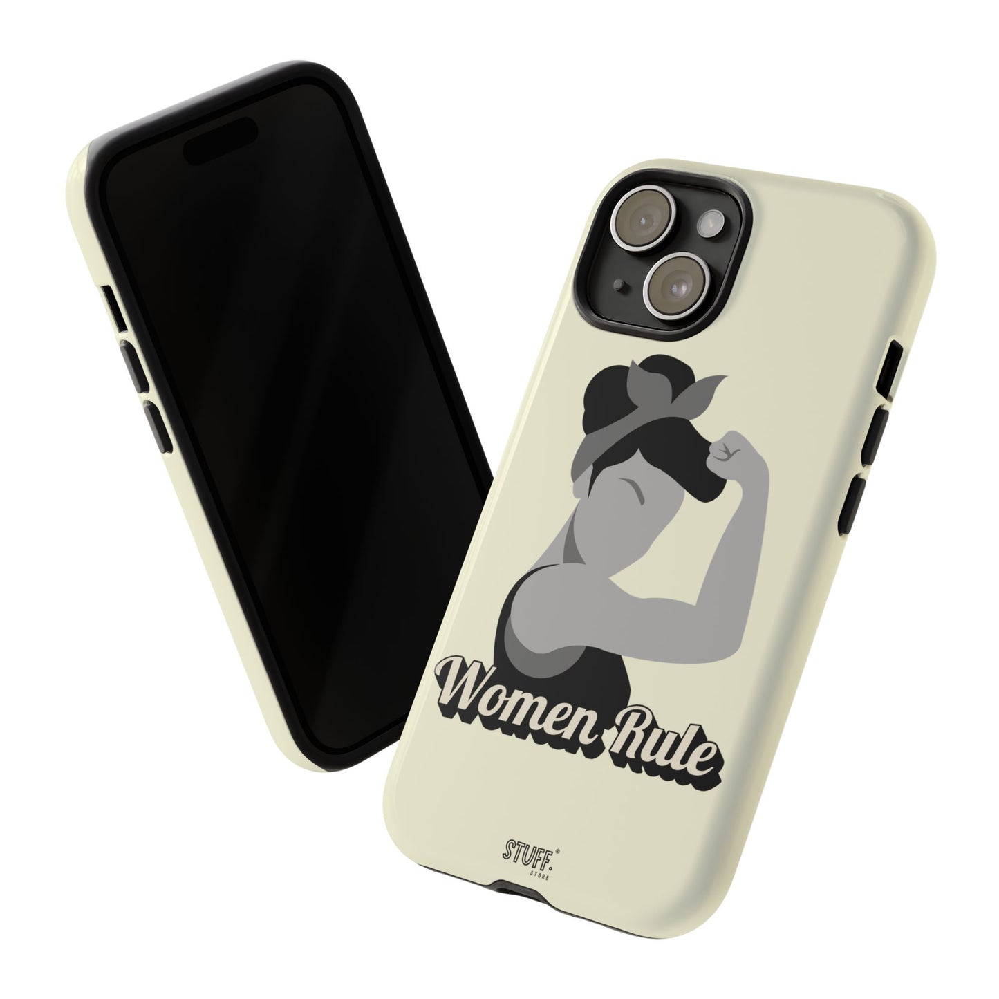 Women Rule Case | Coque résistante double protection avec Design Féministe inspirant