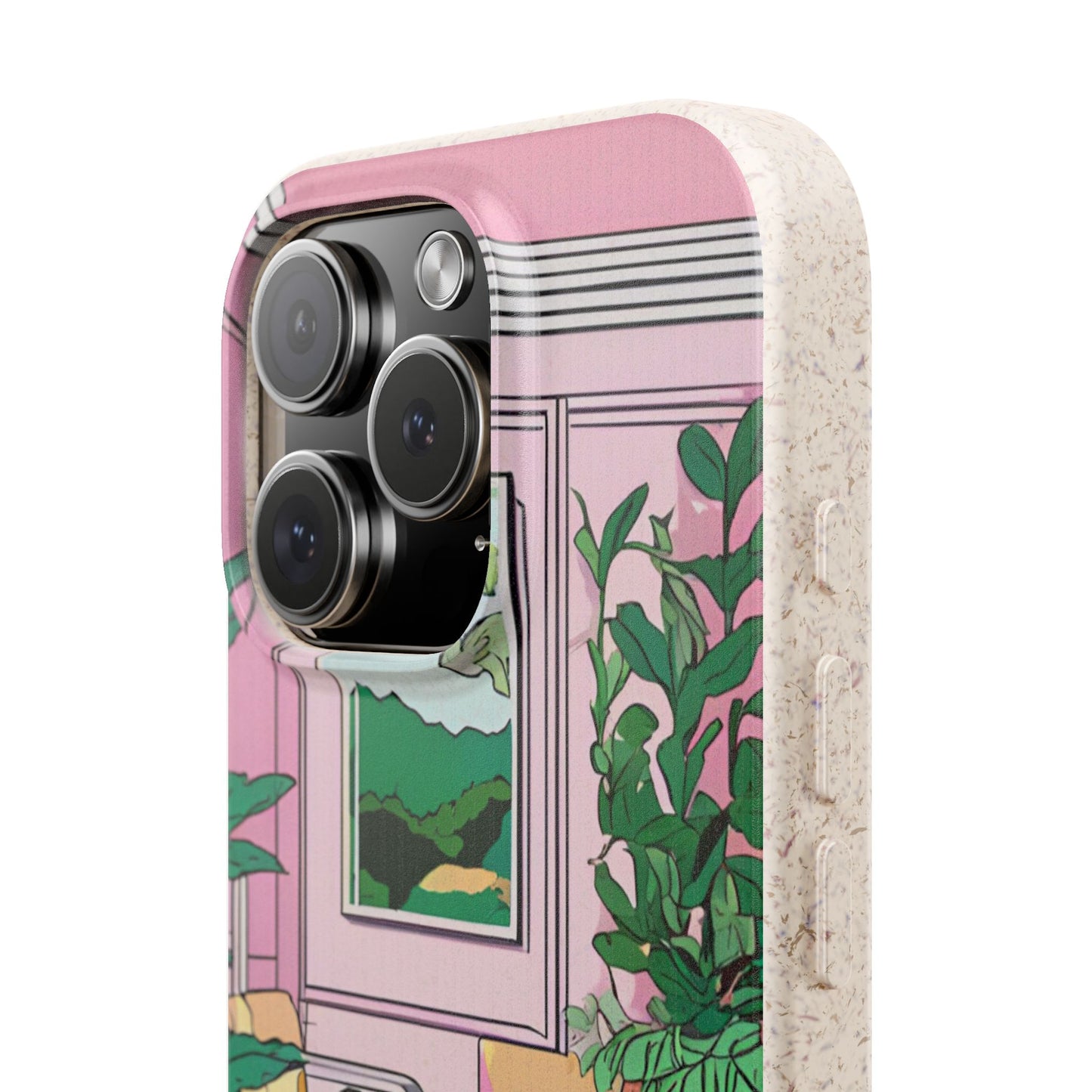 Plant Pop Case | Coque biodégradable en bambou et bioplastique avec design coloré | Parfait pour les amoureux des plantes - Avec emballage cadeau