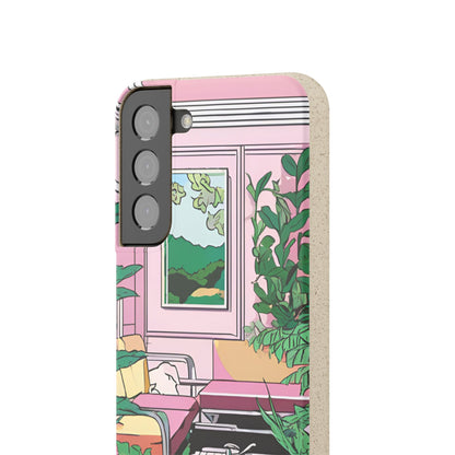Plant Pop Case | Coque biodégradable en bambou et bioplastique avec design coloré | Parfait pour les amoureux des plantes - Avec emballage cadeau