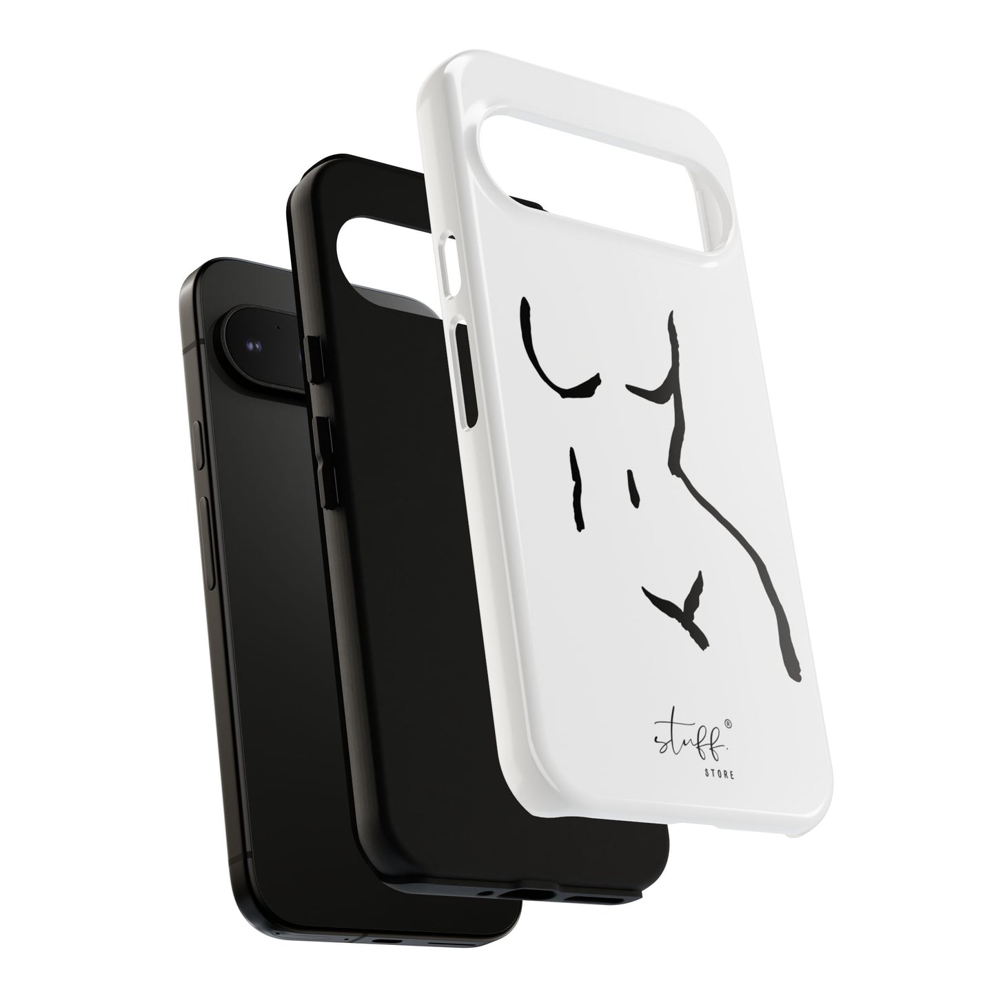 The Curve Case | Resistant double protection shell with Minimalist Design by Women
