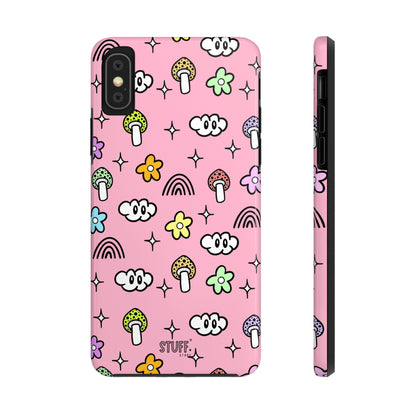 Pixie Case | Coque résistante double protection | Pixie Collection - Pink Matte Effect