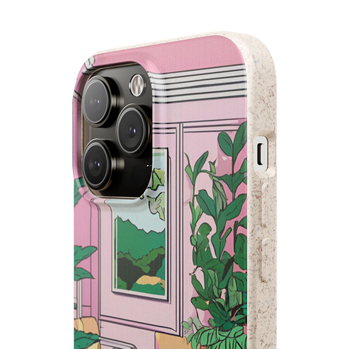Plant Pop Case | Coque biodégradable en bambou et bioplastique avec design coloré | Parfait pour les amoureux des plantes - Avec emballage cadeau