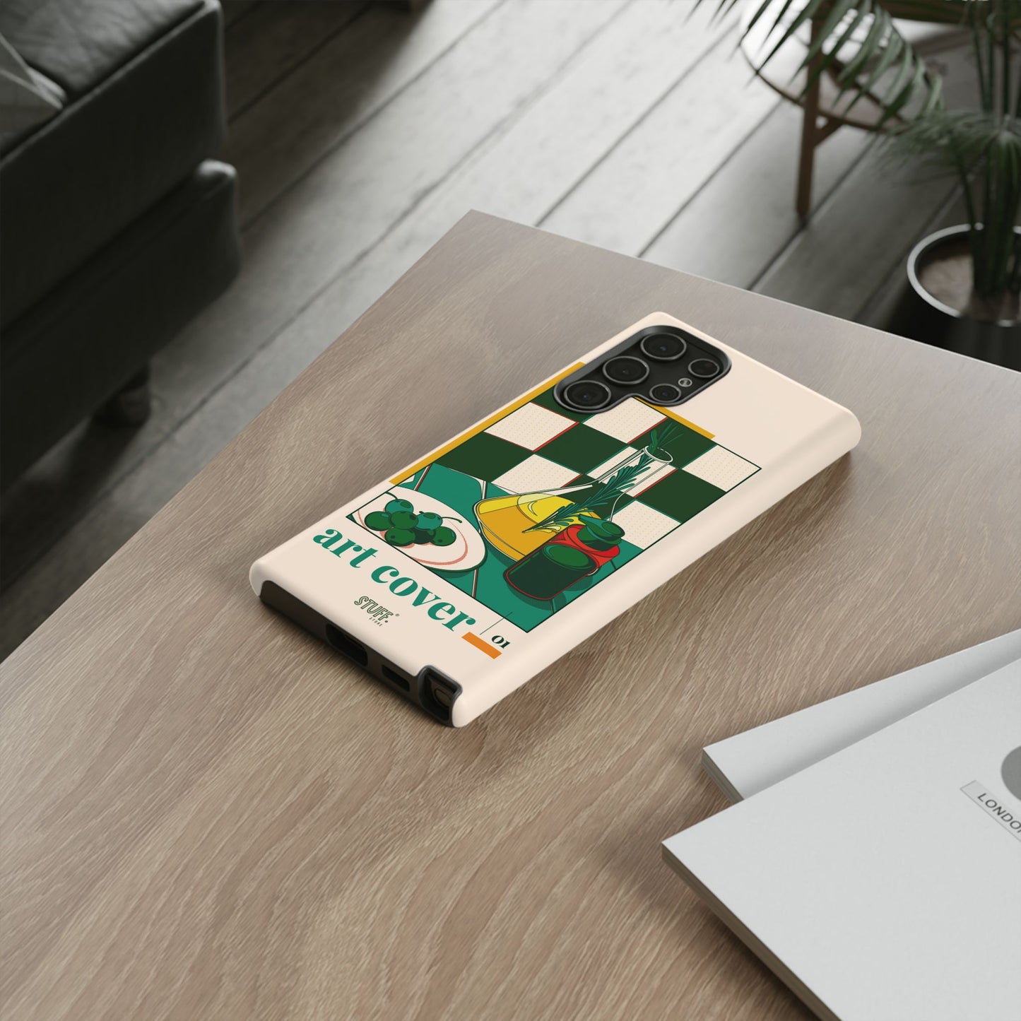 Olio d'Amore Case | Coque résistante double protection avec Design artistique Rétro