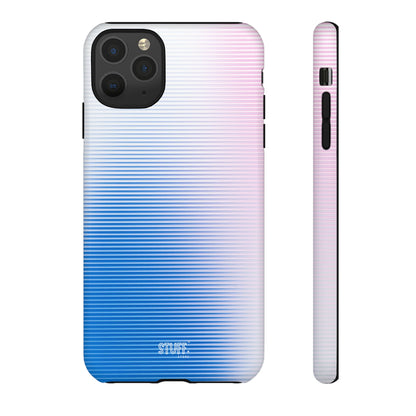 Gradient Case | Coque résistante double protection anti-choc - Dégradé Bleu & Rose