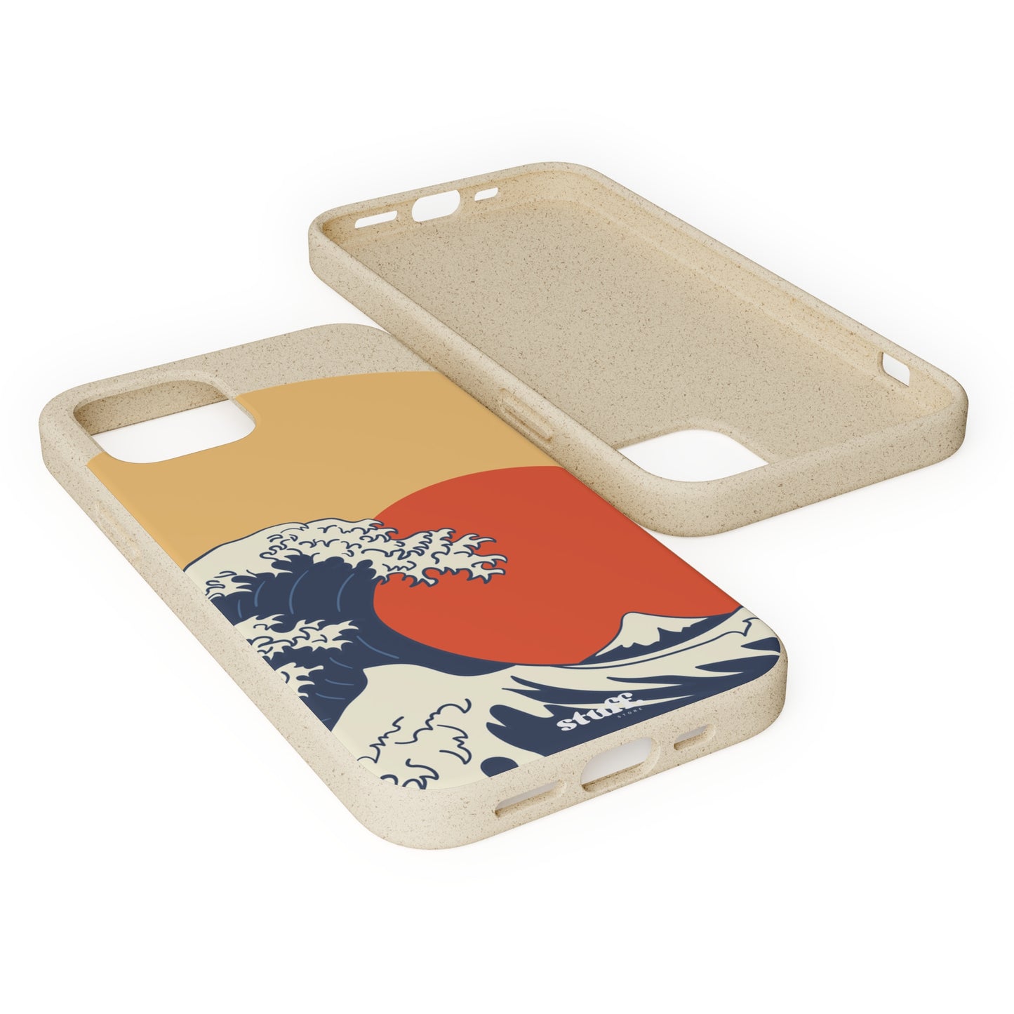 La Grande Vague | biodegradable shell in bamboo and bioplastic - inspired by Japanese art