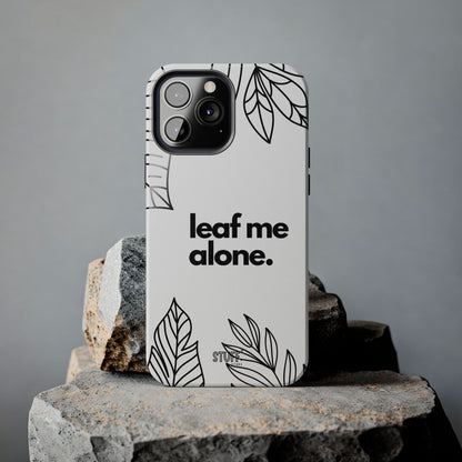 Leaf Me Case | Coque résistante double protection avec design minimaliste