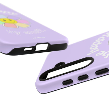 Be Happy Case | Coque résistante double protection avec Design Fleur Colorée