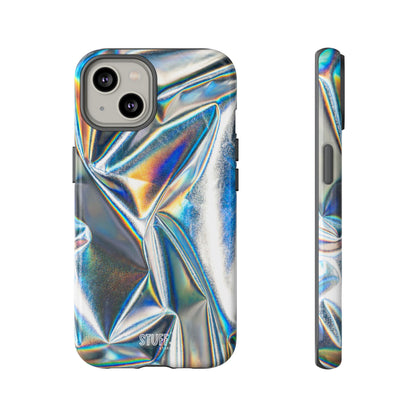 Metallic Case | Coque résistante double protection anti-choc - Effet Métallique