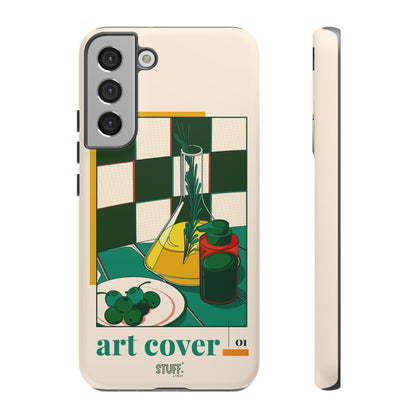 Olio d'Amore Case | Coque résistante double protection avec Design artistique Rétro