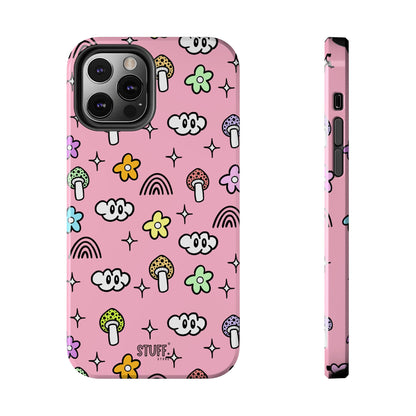 Pixie Case | Coque résistante double protection | Pixie Collection - Pink Matte Effect